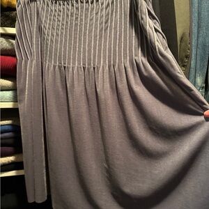 Grace Charcoal A-Line Skirt - Velvet